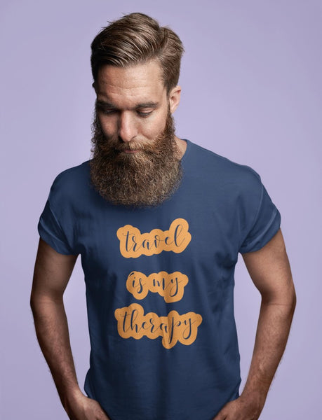 Travel Is My Therapy Half Sleeve T-Shirt